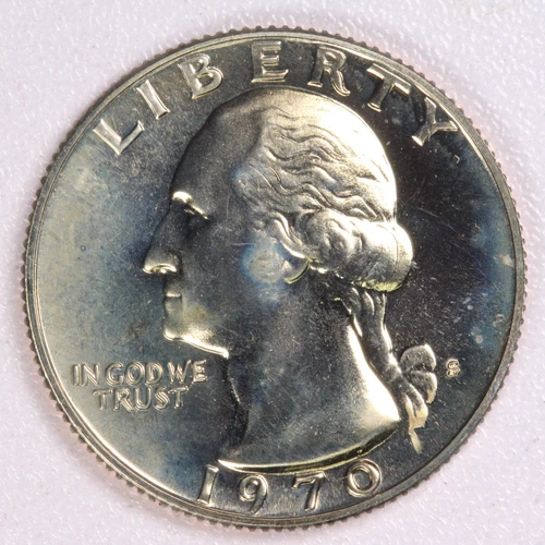1970-S Washington Silver Quarter 25C-Proof