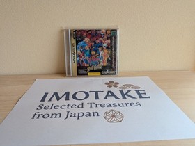 X-Men vs. Street Fighter Sega Saturn Japan SS Capcom Fighting Game w/ Manual