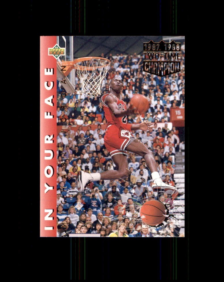 1992-93 Upper Deck In Your Face Michael Jordan Chicago Bulls #453 (K)