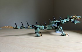 LEGO Ninjago Movie 70612 Green Ninja Mech Dragon- Built, Manuals 1 & 2, No Minis