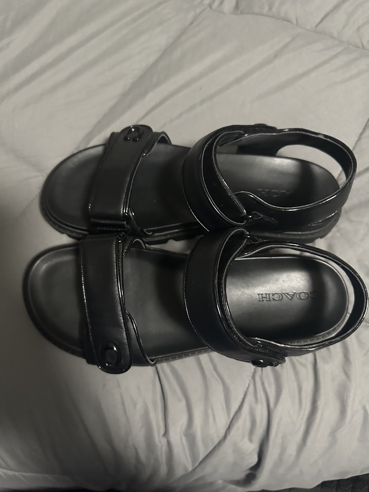 COACH Brynn Double-Band Sandals Women's size 11