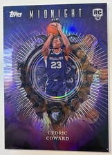 2025-26 Topps Midnight Basketball Insomnia Cedric Coward Rookie 