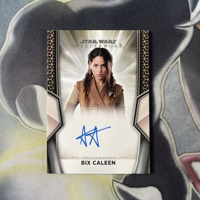 2025 Star Wars Masterworks Adria Arjona As Bix Caleen Auto ON CARD AUTO A-AA