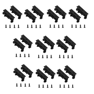 10er Set Leiterplatten Clip Halter für sichere Leiterplattenmontage auf DIN-Sch