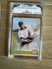 2018 PANINI DIAMOND KINGS #2 HONUS WAGNER SWINGING Graded 10