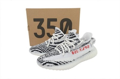 Size 9.5 - adidas Yeezy Boost 350 V2 Low Zebra for sale online | eBay