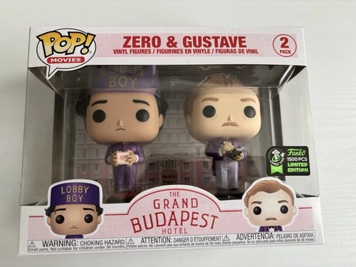 Funko Pop Movies The Grand Budapest Hotel Zero & Gustave 2020 ECCC 1500pc