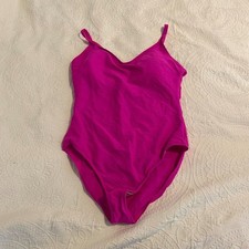 Beach Cabana Woman size 1X Hot Pink Barbie Barbiecore One Piece Swimsuit Vintage