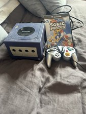 GameCube Console with Game Controller and HDMI Converter Fully Working