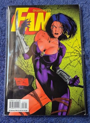 OVERSTREET FAN MAGAZINE 8 JAN 1996 RAZOR VARIANT VF 352 PGS