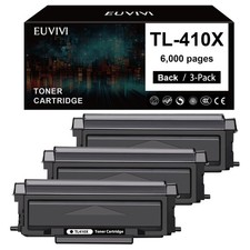 Toner Cartridge Black High Yield 6,000 pages 3Pack TL410X TL410 TL410H