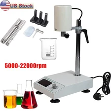 High Speed Homogenizer Lab Mixer Disperser 8000 to 22000RPM Emulsifying Machine