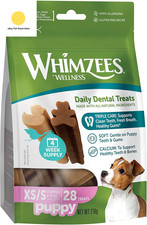 Puppy Stix, Natural and Grain Free Dog Chews, Puppy Dental Sticks, 28 Pieces, S