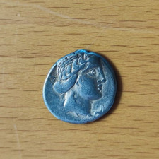 C. Vibius C.f. Pansa Silver Denarius. Roman Republic, 90 BC. Minerva on quadriga