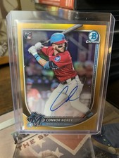 Connor Norby 2025 Bowman Chrome Gold Refractor /50