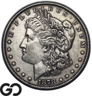 1878 Rev. '79, Morgan Silver Dollar, Choice XF++, First Year Issue