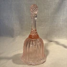 Fenton Cranberry Pink Glass Bell 6.75" Vintage