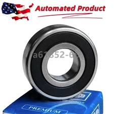 5Pcs 6004RS 42mm x 20mm x 12mm Rubber Sealed Groove Ball Bearings