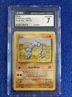 Pokémon TCG Onix Base Set 56/102 Regular Common CGC 7 Graded 1999