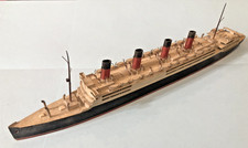 Bassett Lowke Passenger Ship Aquitania Waterline Model - Scale 100 ft. to 1 in.