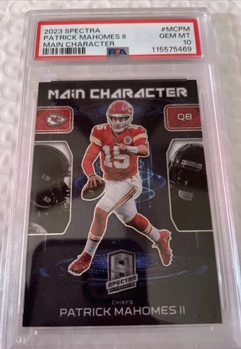 2023 Spectra Patrick Mahomes II Main Character PSA 10 Gem Mint 🔥Chiefs Prizm