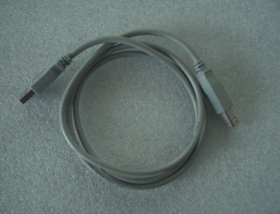 USB-Kabel 2.0 HS highspeed   1m  A-Stecker B-Stecker  grau