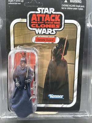 2011 Star Wars Kenner VC36 SENATE GUARD Attack O The Clones UNPUNCHED CARD 24995