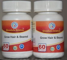 Grow Hair & Beared Capsules By GlossiLife Science Saw palmettoo