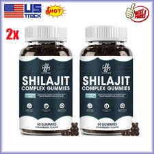 2 Pure 100 Himalayan Organic Shilajit Gummies Shilajit Resin Natural Supplement
