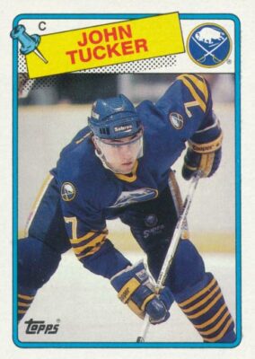 1988-89 Topps #74 JOHN TUCKER - Buffalo Sabres