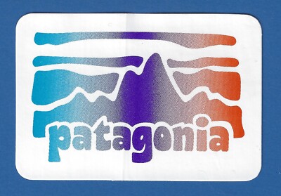BRAND NEW PATAGONIA RAMBLER STICKER DECAL MOUNTAIN APPROX. 3 1/4''x 2 1/4''