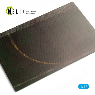 KeliK KS72008 Scale 1:72 K-1-D Base-Acrylic 3mm 280x180mm for Plastic Model kit