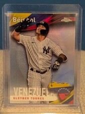 2021 Topps Chrome Gleyber Torres Beisbol #B-3 New York Yankees