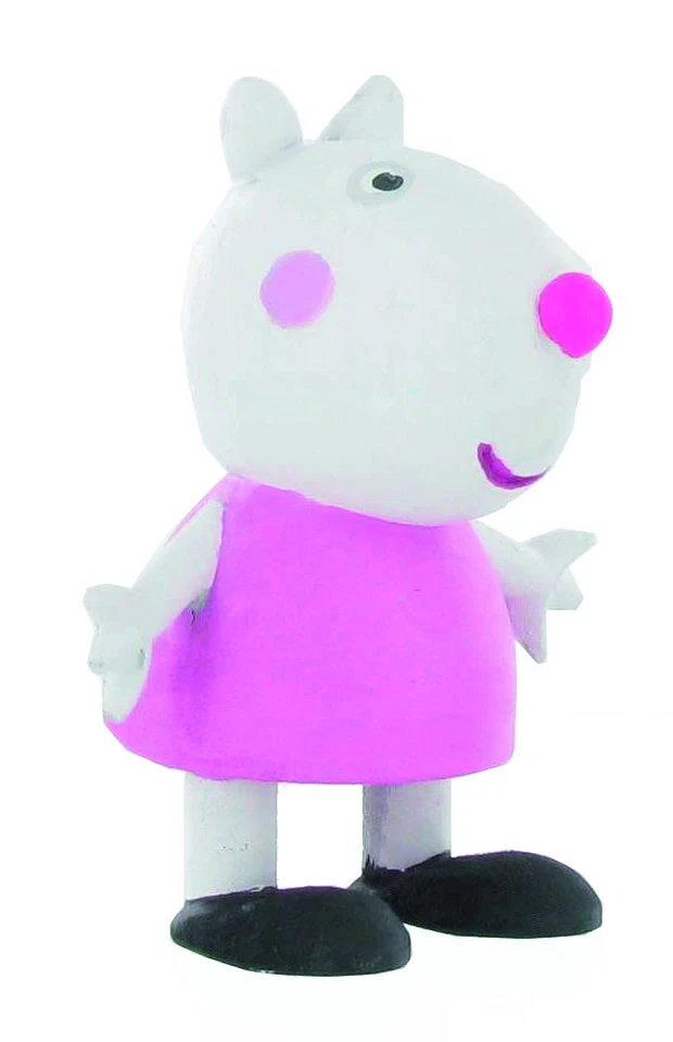 Peppa Pig figurine cochon Suzy Sheep 6 cm rose Comansi Y99684 - Photo 1/1