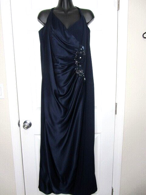 Daymor Couture Women's Dress Gown SZ 20 Royal Blue Wedding Cocktail Party Formal