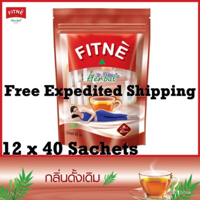 12 x 40 Sachets FITNE Herbal Original Tea Infusion Weight Loss Detox Laxative 