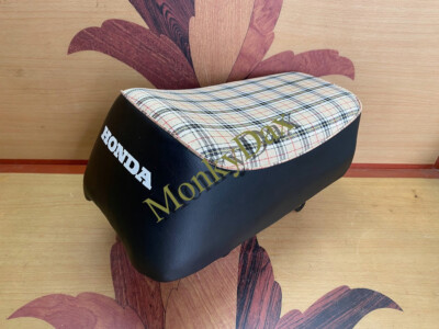 1968-1971 Honda Monkey Mini Trail Z50A K0-K2 Seat Saddle. Metal Base. Tartan. #4