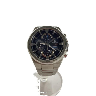 USED CASIO EFR-541 Silver Case: 4.5 ×4.5cm Band: 22.9cm Watch #91018