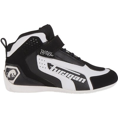 Motorrad Schuhe 45 - Furygan V4 Vented kurz luftig Sommer schwarz-weiß