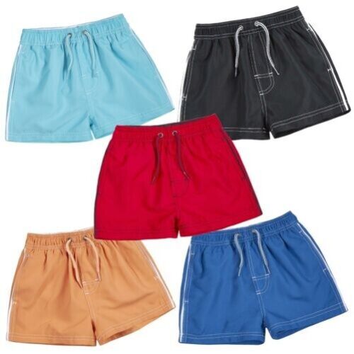 Cargo Bay Boys Plain Swim Swimming Shorts with Mesh Lining - Picture 1 of 16