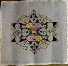 Handpainted Rishfeld Design Needlepoint Canvas