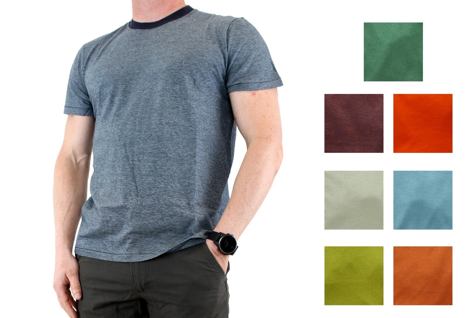 Taylor Stitch Men's T-Shirt, Cotton Hemp T-Shirt, Crew Neck, Fitted
Opens in a new window or tab
