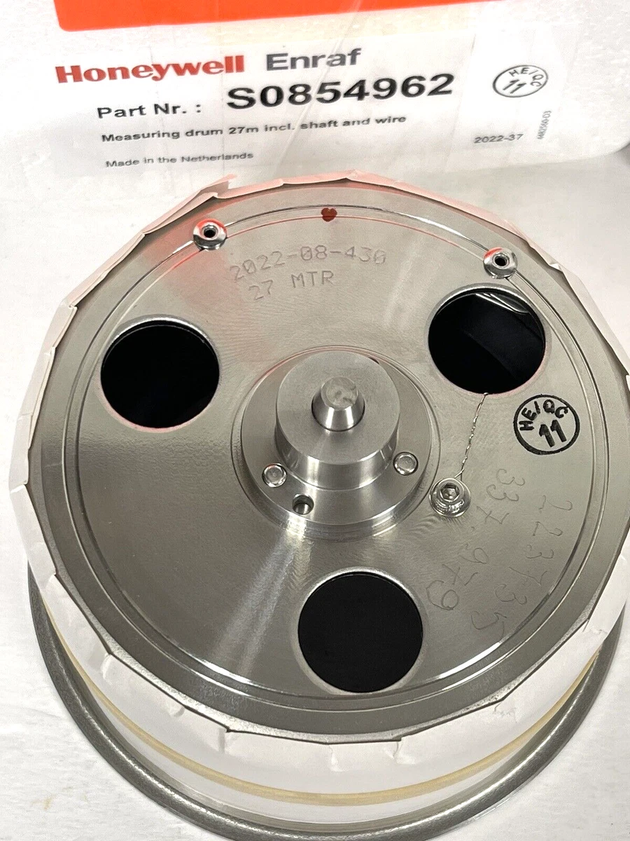 HONEYWELL ENRAF S0854962 MEASURING DRUM 27M SHAFT & WIRE 954 