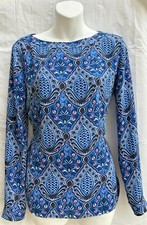 Women s Shirt ANN TAYLOR loft size XS long Sleeve Blouse Top Lightweight ra71