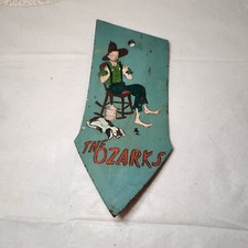 Hand Painted Plow Point Ozarks Novelty Wall Art Farm Decor Mountain Hillbilly