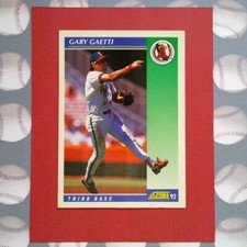 VTG MLB 1992 Score Baseball Card California Angels #39 Gary Gaetti Third Base