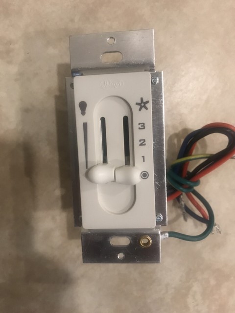 Hunter 27182 3 Speed Ceiling Fan & Light Control Switch | eBay