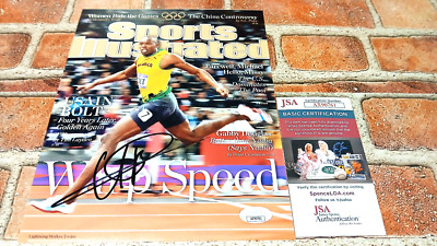 Usain Bolt Signed Autographed 8x10 Photo Olympics Gold JSA COA AX90761 SALE!