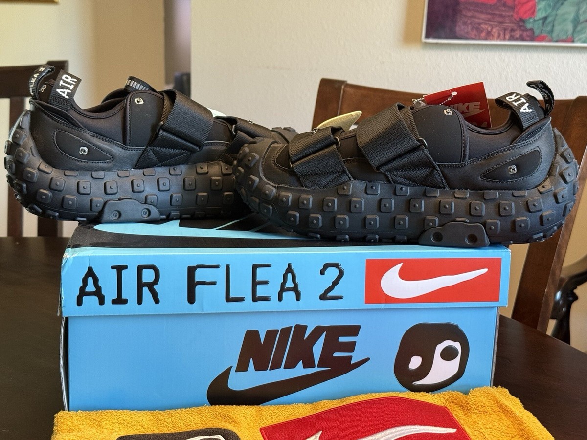 Size 9.5 - Nike x CPFM Air Flea 2 “Black Alabaster” | eBay