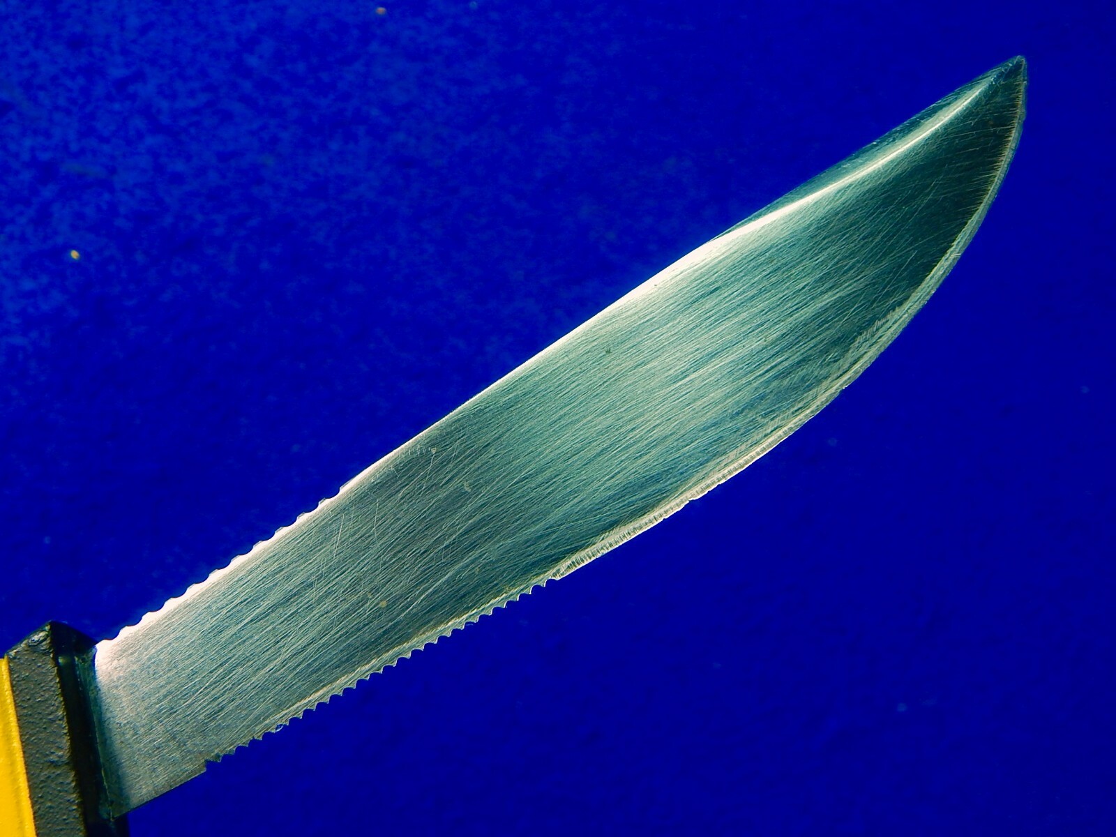 RARE Vintage US GERBER USA Yellow Handle Diving Diver Diver's Knife w/ Sheath eBay